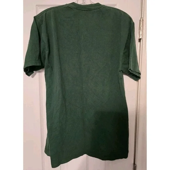 Vintage Jerzees New York City Green Short Sleeve T-Shirt Size Large Made In USA - Picture 10 of 14
